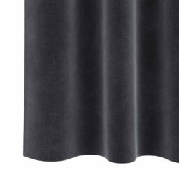 Berkfield Home Elegant Blackout Curtains with Top Tape 2 pcs Dark Grey Velvet - thumbnail 7