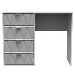 Ready Assembled 2 U Dallas 4 Drawer Vanity (Ready Assembled) in Mid Grey - thumbnail 1