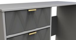 Ready Assembled 2 U Dallas 4 Drawer Vanity (Ready Assembled) in Mid Grey - thumbnail 8