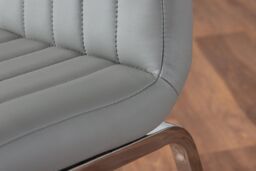 FurnitureboxUK Imperia 6 Grey Dining Table & 6 Isco Chairs - thumbnail 6