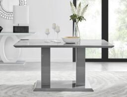 FurnitureboxUK Imperia 6 Grey Dining Table & 6 Isco Chairs - thumbnail 7