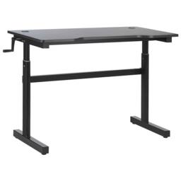 Wyld and Coco Adjustable Gaming Desk 120x60cm Black with RGB Lights - Size: 120x60 cm - thumbnail 4