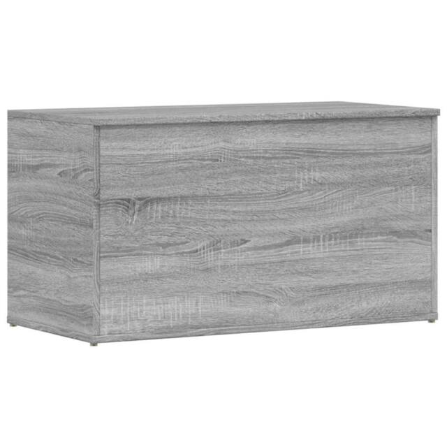 Berkfield Home Storage Chest Grey Sonoma 84x42x46 cm Engineered Wood - Size: 84 x 42 x 46 cm - image 1