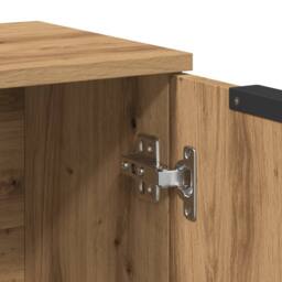 Berkfield Home Sideboard Artisan Oak 60x30x70 cm Engineered Wood in Brown - Size: 60 x 30 x 70 cm - thumbnail 9