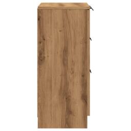Berkfield Home Sideboard Artisan Oak 60x30x70 cm Engineered Wood in Brown - Size: 60 x 30 x 70 cm - thumbnail 5