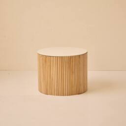 Nordlys Set of 2 Wooden Coffee Tables with Storage in Brown - thumbnail 8