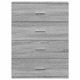 Berkfield Home Sideboard Grey Sonoma 60x39x80 cm Engineered Wood - Size: 60 x 39 x 80 cm - thumbnail 5