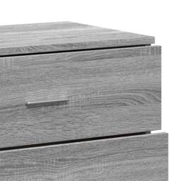 Berkfield Home Sideboard Grey Sonoma 60x39x80 cm Engineered Wood - Size: 60 x 39 x 80 cm - thumbnail 9