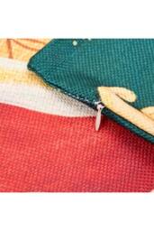 Living and Home Christmas Themed Decorative Pillow Case with Festive Motifs - thumbnail 6