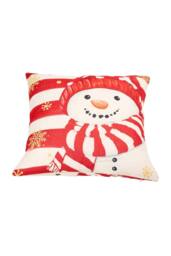 Living and Home Christmas Themed Decorative Pillow Case with Festive Motifs - thumbnail 4