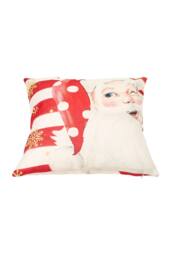 Living and Home Christmas Themed Decorative Pillow Case with Festive Motifs - thumbnail 5