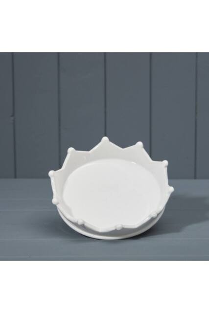 KDMD White Ceramic Crown Tray - image 1
