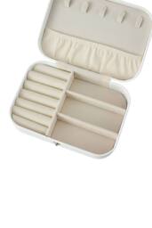SHEONLY Women's Portable Multi-functional Jewellery Storage Box in White - thumbnail 5