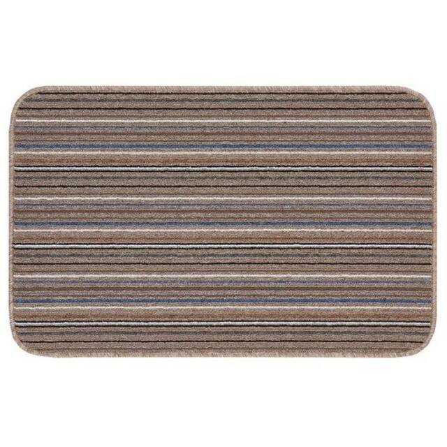 The Rug Shop UK Mocha blue Machine Washable AntiSlip Polypropylene Floor Mat in Brown - Size: 67 cm x 200 cm - image 1