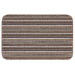 The Rug Shop UK Mocha blue Machine Washable AntiSlip Polypropylene Floor Mat in Brown - Size: 67 cm x 200 cm