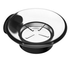 Luxury Living Colorado Bathroom Soap Holder Dish in Black