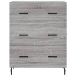 Berkfield Home Highboard Grey Sonoma 69.5x34x180 cm Engineered Wood - thumbnail 8