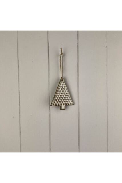 KDMD Beige Mottle Ceramic Hanging Tree Decoration - image 1