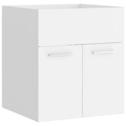 Berkfield Home Bathroom Furniture Set White Engineered Wood - thumbnail 4
