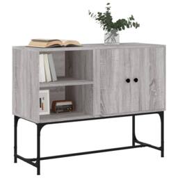 Berkfield Home Sideboard Grey Sonoma 100x40x79.5 cm Engineered Wood - thumbnail 1