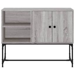 Berkfield Home Sideboard Grey Sonoma 100x40x79.5 cm Engineered Wood - thumbnail 5