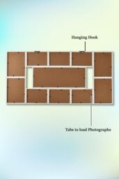 Arpan Multi Aperture Holds 10 Photos 4x6 & 5x7 Inch in White - thumbnail 3