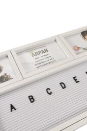 Arpan Multi Aperture Holds 10 Photos 4x6 & 5x7 Inch in White - thumbnail 4