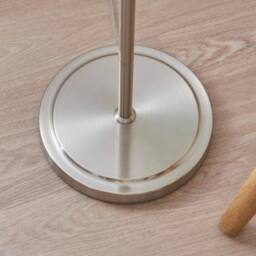 Pagazzi Marston Satin Nickel Floor Lamp in Silver - thumbnail 6