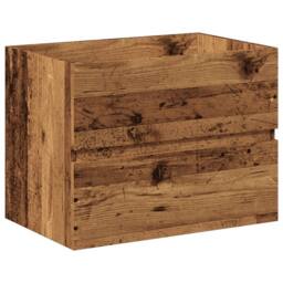 Berkfield Home Sink Cabinet with Built-in Basin Old Wood 61x39.5x49 cm in Brown - thumbnail 6