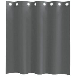 Berkfield Home Voile Curtains with Grommets 2 pcs Dark Grey 140x140 cm - thumbnail 4