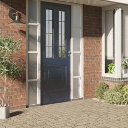 Berkfield Home Window Films Frosted Transparent Grey PVC - thumbnail 2