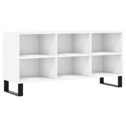 Berkfield Home TV Cabinet White 103.5x30x50 cm Engineered Wood - thumbnail 2