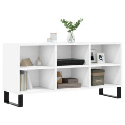 Berkfield Home TV Cabinet White 103.5x30x50 cm Engineered Wood - thumbnail 3