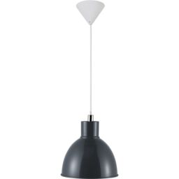 Nordlux Industrial Indoor Pendant Light Black Metal E27 White Inner - Mains Powered, IP20 - thumbnail 1