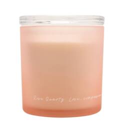 Serenity Quartz Crystal Infused Candle in Pink - thumbnail 4