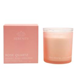 Serenity Quartz Crystal Infused Candle in Pink - thumbnail 2