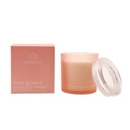 Serenity Quartz Crystal Infused Candle in Pink - thumbnail 3