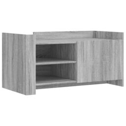 Berkfield Home Coffee Table Grey Sonoma 100x50x50 cm Engineered Wood - Size: 100 x 50 x 50 cm - thumbnail 2