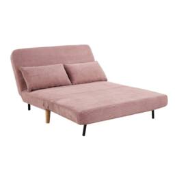 Home Detail Kellar Sofa Bed in Pink - Size: 2 Seater - thumbnail 4