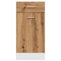 Berkfield Home Drawer Bottom Cabinet Lyon Artisan Oak 40x46x81.5 cm Engineered Wood in Brown - thumbnail 4