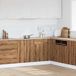Berkfield Home Drawer Bottom Cabinet Lyon Artisan Oak 40x46x81.5 cm Engineered Wood in Brown - thumbnail 3
