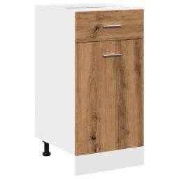 Berkfield Home Drawer Bottom Cabinet Lyon Artisan Oak 40x46x81.5 cm Engineered Wood in Brown - thumbnail 2