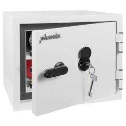 Phoenix Safe Company Phoenix Fortress PRO SS1461K Security Safe with Key Lock, 23 Liters in White - Size: 40 cm x 30 cm - thumbnail 1