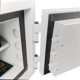Phoenix Safe Company Phoenix Fortress PRO SS1461K Security Safe with Key Lock, 23 Liters in White - Size: 40 cm x 30 cm - thumbnail 7