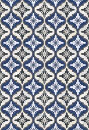 Artsy Mats Maroc Blue Vinyl Floor Mat 100x147cm - Size: Medium - thumbnail 2