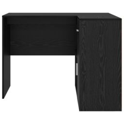 Berkfield Home Corner Desk Black Oak 102x88x75 cm Engineered Wood - Size: 102 x 88 x 75 cm - thumbnail 7