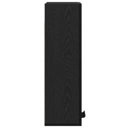 Berkfield Home Wall-mounted Cabinet Black Oak 32x20x67 cm Engineered Wood - Size: 32 x 20 x 67 cm - thumbnail 7
