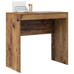 Berkfield Home Rustic Writing Desk Old Wood Finish Wood 80 x 40 x 76 cm in Brown - thumbnail 3
