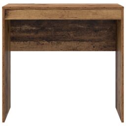 Berkfield Home Rustic Writing Desk Old Wood Finish Wood 80 x 40 x 76 cm in Brown - thumbnail 4