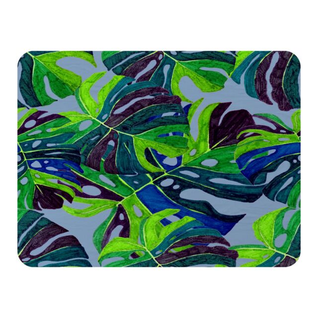 Benjamin Tate Design hand drawn exotic plants Designer Blanket in Natural - Size: 120 cm x 150 cm - image 1